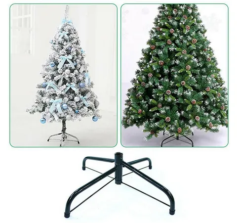 Iron Christmas Tree Bracket Braket Kaki Pohon Natal Lipat Bahan Besi