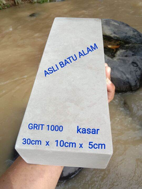 BATU ASAH ASLI BATU ALAM GRIT 1000 KASAR 30x10x5cm Lazada Indonesia