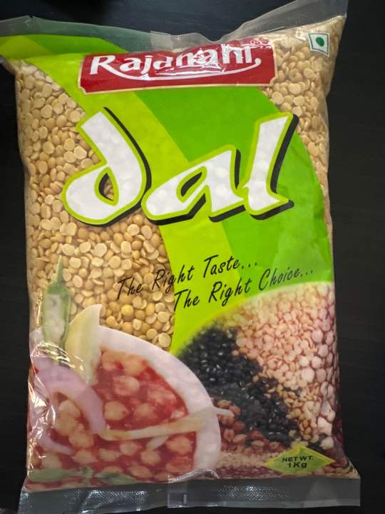 Rajdhani Arhar Toor Dal Dried Split Peas Lentil From India Kg With