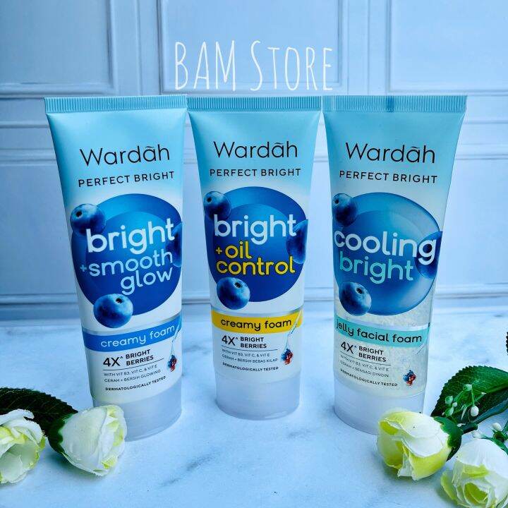 Wardah Perfect Bright Creamy Foam Ml Sabun Wajah Cooling Bright