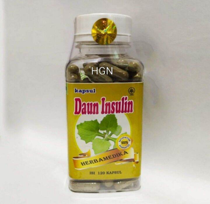 Kapsul Daun Insulin Herbamedika Isi Kapsul Lazada Indonesia