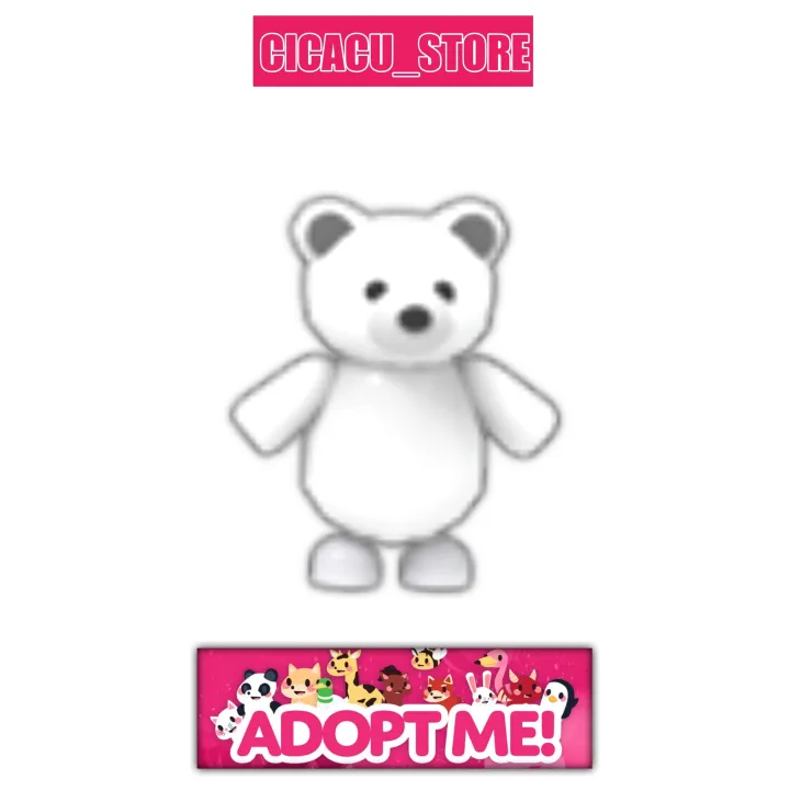 Adopt Me Pet Polar Bear Roblox Bonus Petwear Lazada Indonesia