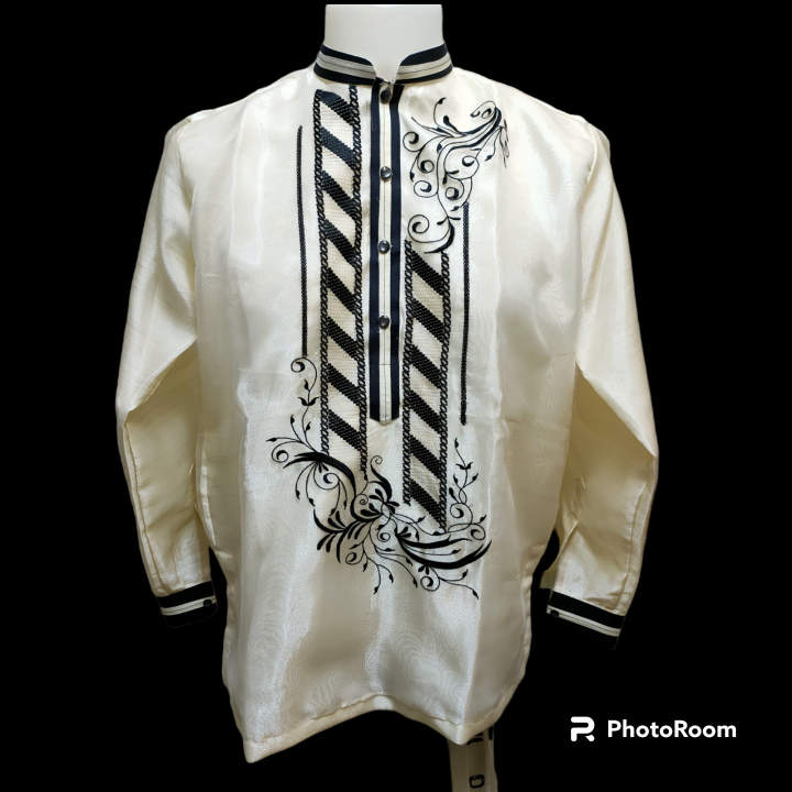 Barong Tagalog Modern Barong Pi A Organza With Lining Formal Attire