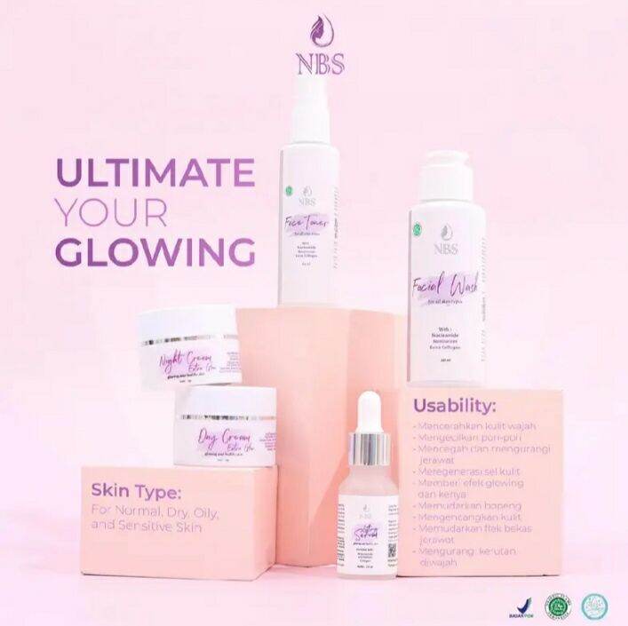 Paket NBS Extra Glow Serum 100 Original NBS Skincare Lazada Indonesia