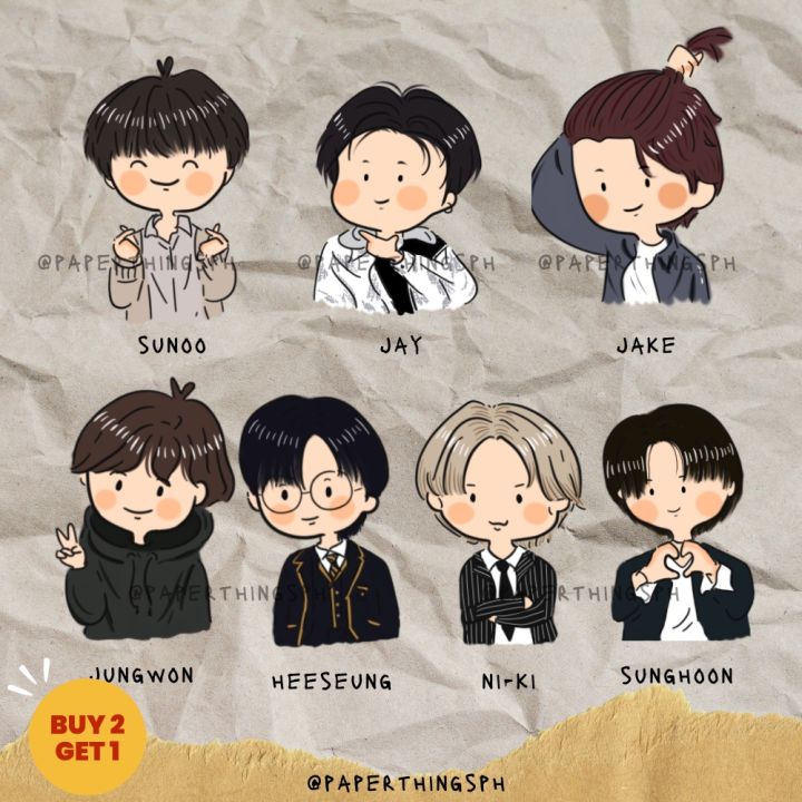 Enhypen Fanmade Stickers Lazada PH