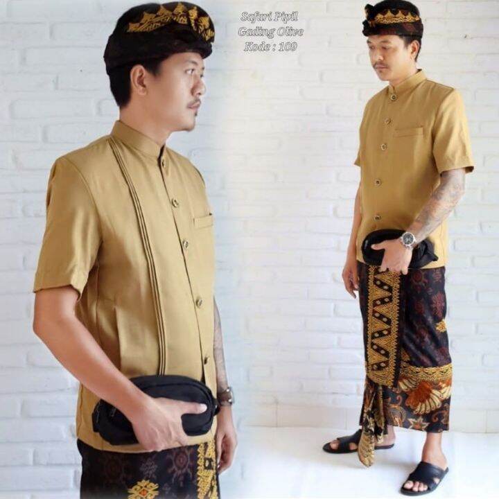 Safari Pipil Baju Koko Pakaian Adat Bali Lazada Indonesia