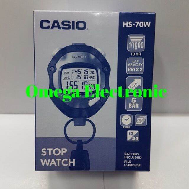 Stopwatch Casio Hs W Alat Pengukur Waktu Casio Hs W Lazada