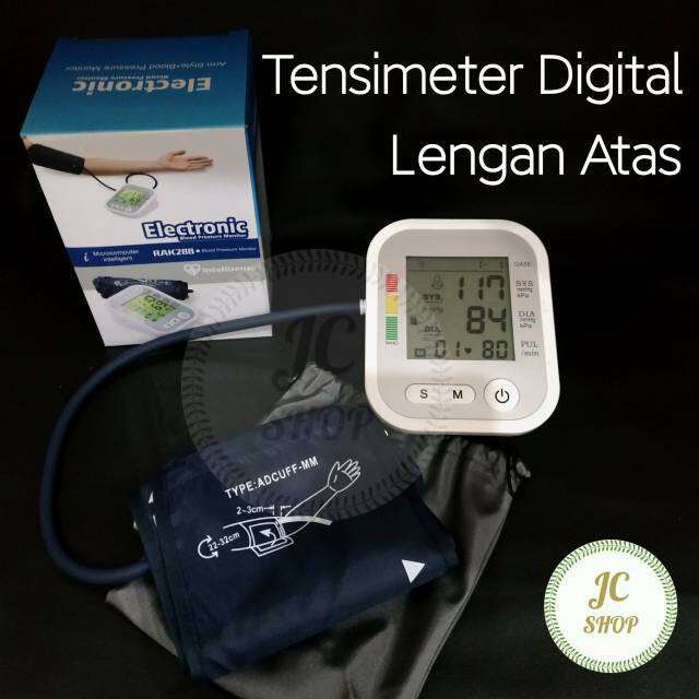 Tensimeter Digital Lengan Atas Alat Ukur Pengukur Tekanan Darah Tangan