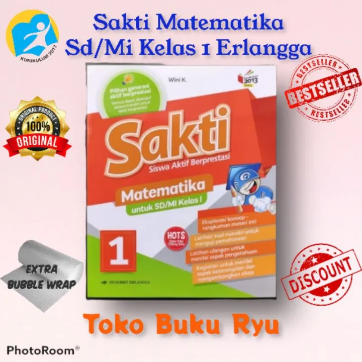 SAKTI MATEMATIKA Kelas 1 SD K13 Revisi Erlangga Lazada Indonesia