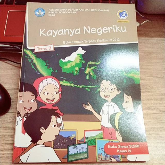 BUKU TEMATIK SD KELAS 4 TEMA 9 KAYANYA NEGERIKU Lazada Indonesia