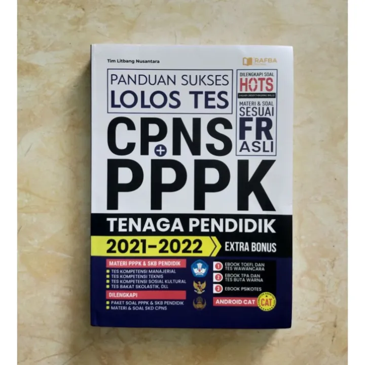 Buku Panduan Sukses Lolos Tes CPNS PPPK Tenaga Pendidik 2021 2022