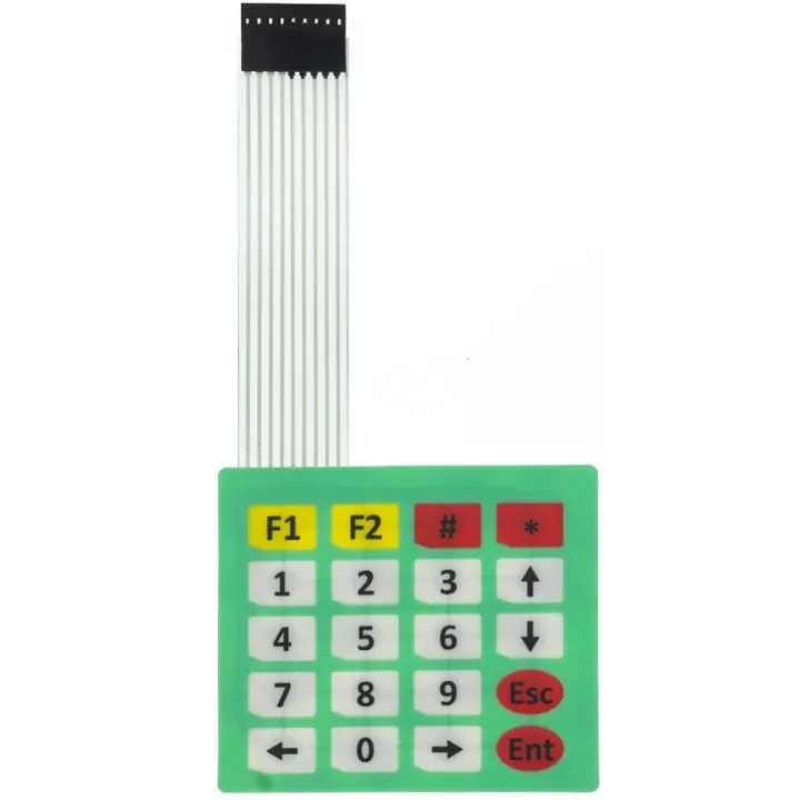 4 12 16 20 Key Button Membrane Switch 1x4 3x4 4x4 4x5 Keys Matrix Array