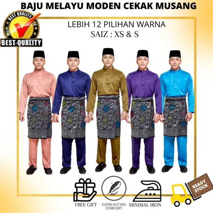 Sofraaexclusive Xs S Baju Melayu Moden Cekak Musang Baju Melayu