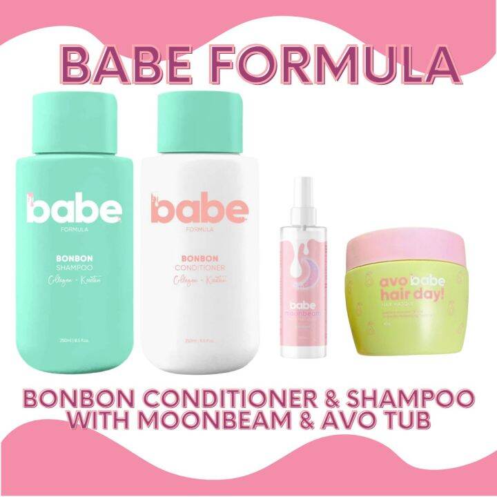 Babe Formula Bonbon Shampoo Conditioner Ml With Moonbeam Hair