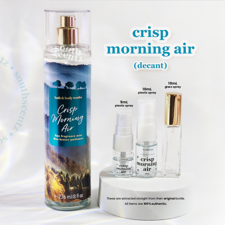 Crisp Morning Air Bath And Body Works Body Mist BBW Decant 5mL 10mL