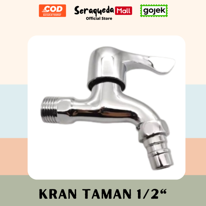 Seraqueda Kran Air Inch Stainless Steel Keran Taman Sus Keran