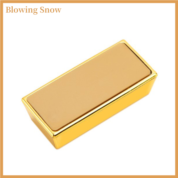 Blowing Plastic Fake Gold Bullion Simulated Golden Brick Fake