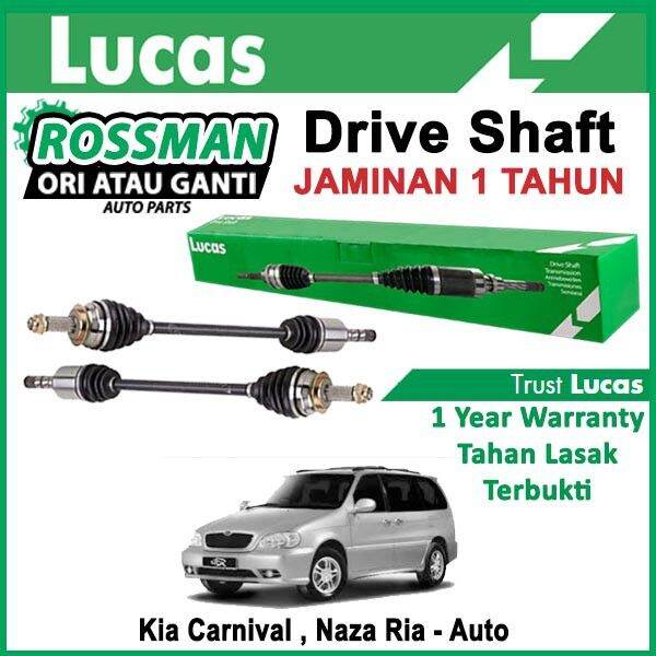 Kia Carnival Naza Ria Auto Original Lucas Drive Shaft 1 Year