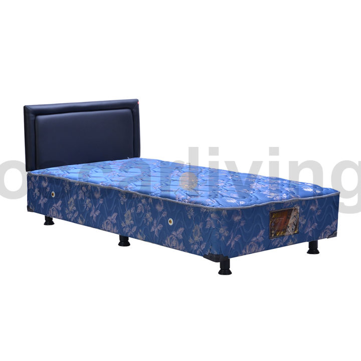 Kasur Spring Bed Fullset Central Multibed Deluxe Springbed Biru Size