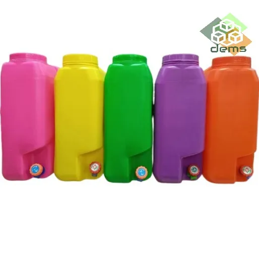 COLORED 20 LITTERS WATER GALLON CONTAINER JUG WITH ROTARY FAUCET