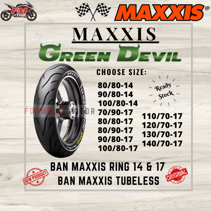 Ban Maxxis Green Devil Ma G Tubeless Ban Motor Ring Semi