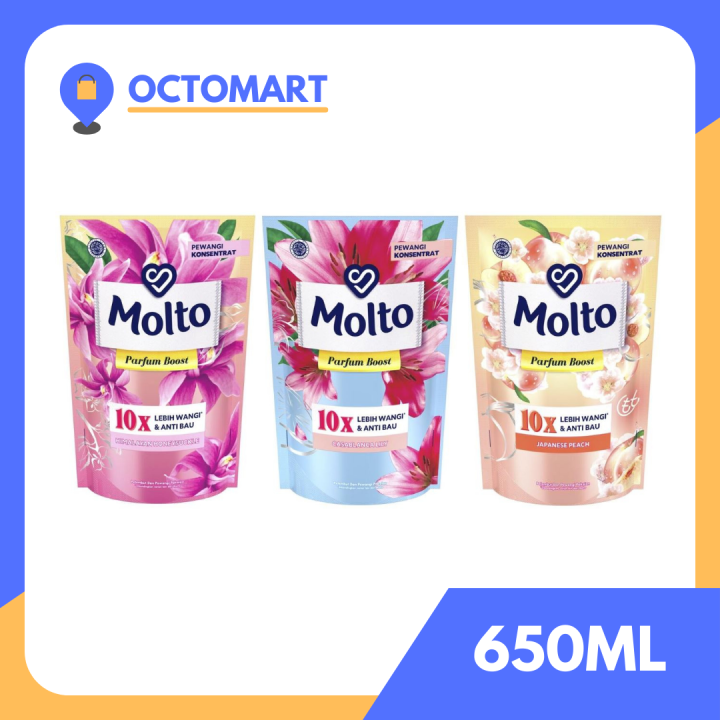 MOLTO Parfum Boost 650ML Pelembut Dan Pewangi 650 ML Himalayan