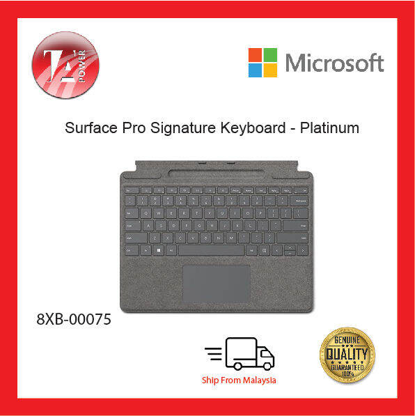 Microsoft Surface Pro Signature Keyboard With Slim Pen Platinum