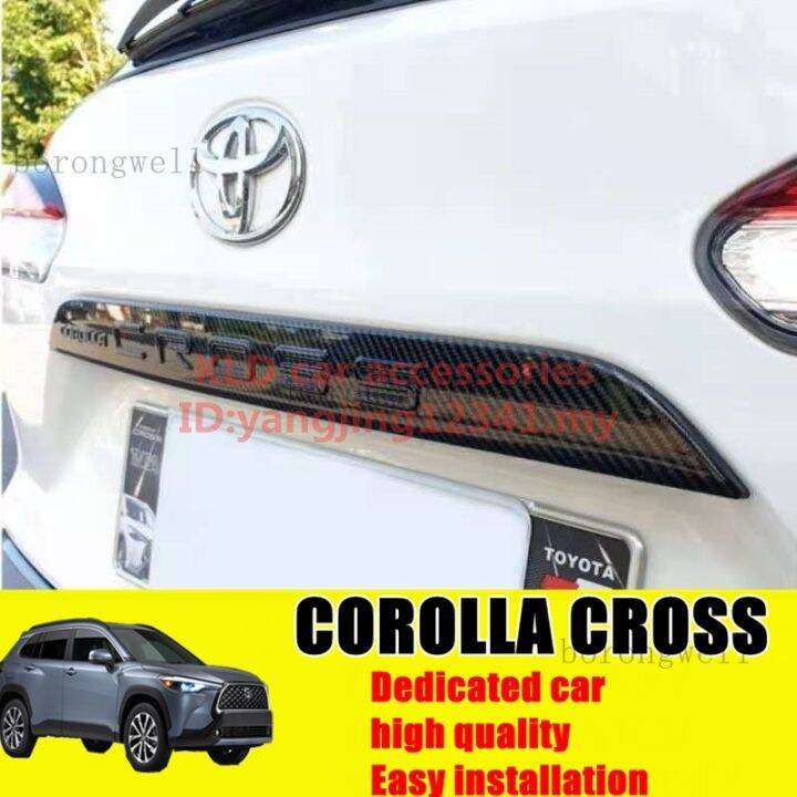 For Toyota 2020 2021 Corolla Cross Tailgate Trim Lazada