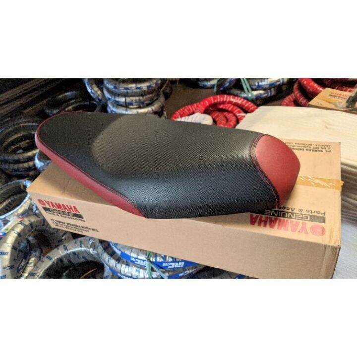 Jok Jog Sadel Tempat Duduk Double Seat Assy Xeon Lis Merah Original