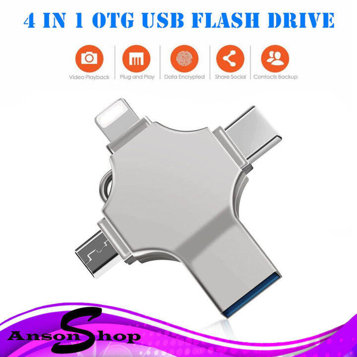 In Flash Drive Usb Memory Stick Otg Pendrive Fast Speed Type C