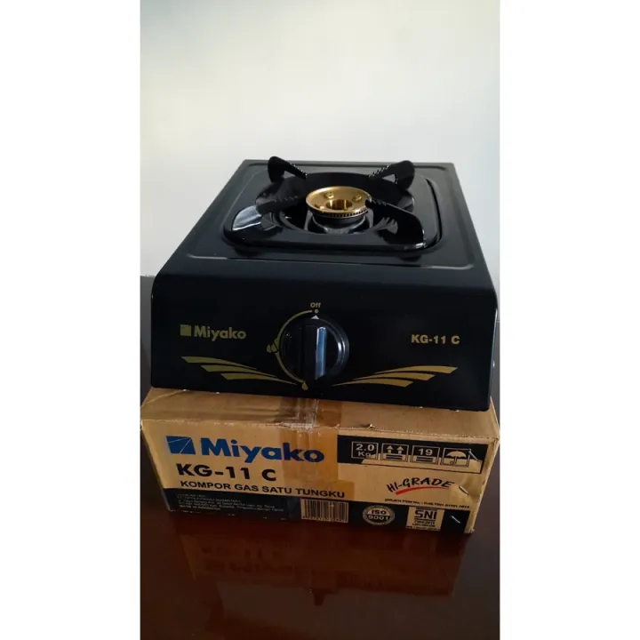 Kompor Gas Miyako 1 Tungku Teflon KG 11C Lazada Indonesia