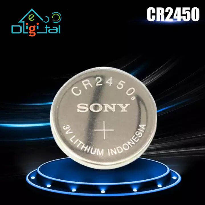 EcoDigital Original Sony CR2450 Battery 3V Lithium Button Coin Cell