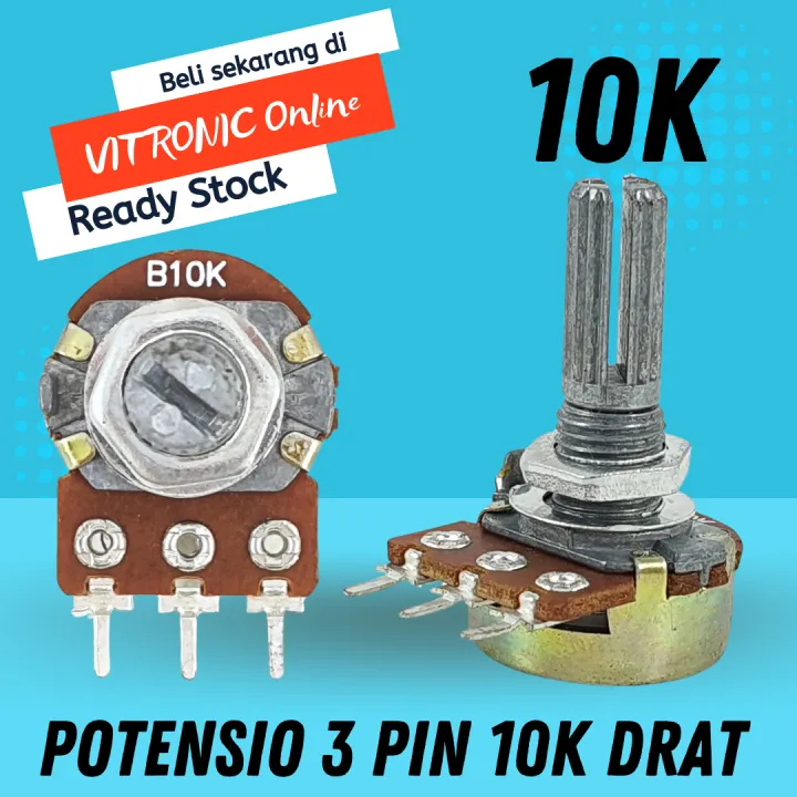 Potensio Pin K Drat Mono Kaki Lurus Tiang Panjang Lazada