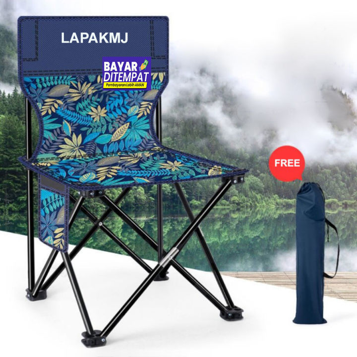 Kursi Lipat Outdoor Portable Kursi Camping Bangku Gunung Kursi Mancing