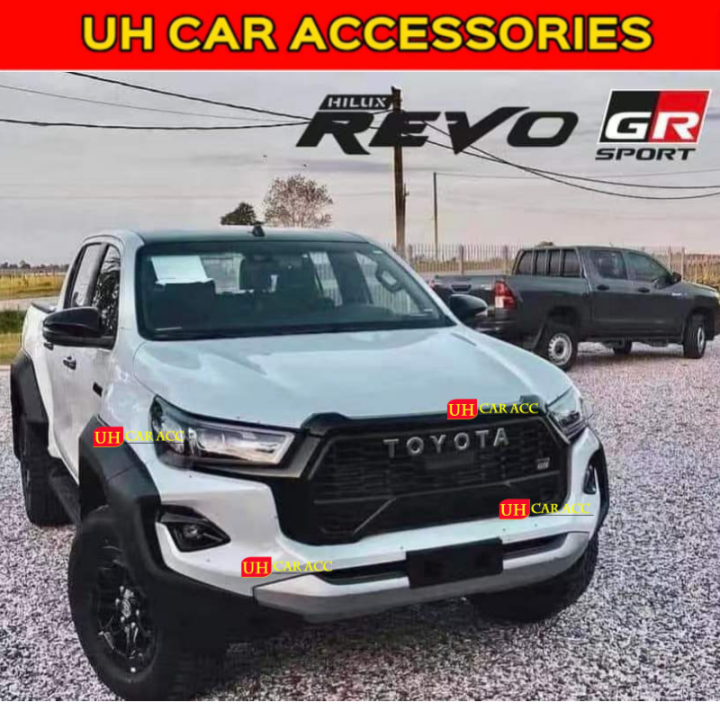 Toyota Hilux Revo Rogue Convert To Euro Gr Bumper Grille Fender Bodykit