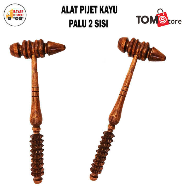 Tomo Store Alat Pijat Kayu Model Palu Multifungsi Alat Pijat Pukul