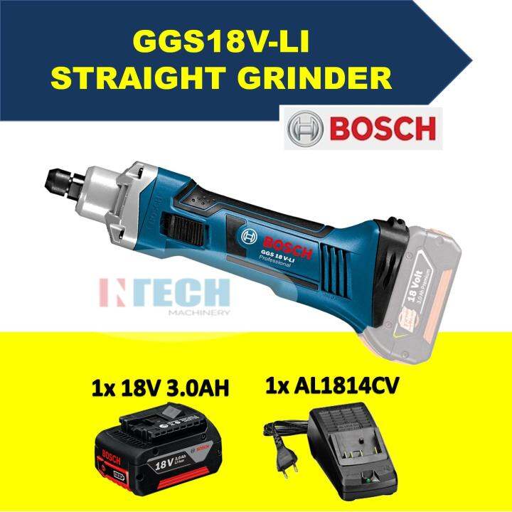 Bosch Ggs V Li Cordless Straight Grinder C W Al Cv Charger No