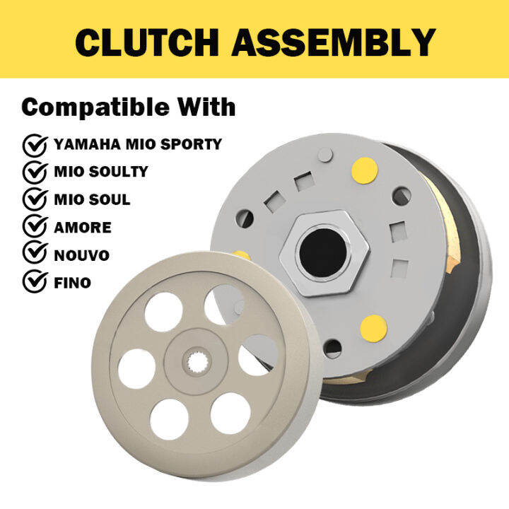 Clutch Lining Assembly With Bell And Torque Drive Mio Sporty Soulty