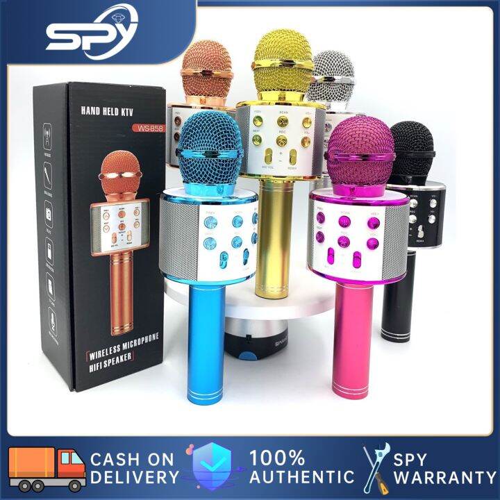 Spy Original Ttc Ws Wireless Bluetooth Microphone Ws Karaoke