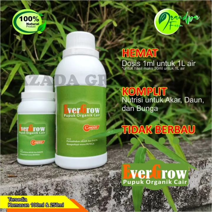 Pupuk Tanaman Hias Organik Cair EverGrow Complete ZPT Organik Vitamin