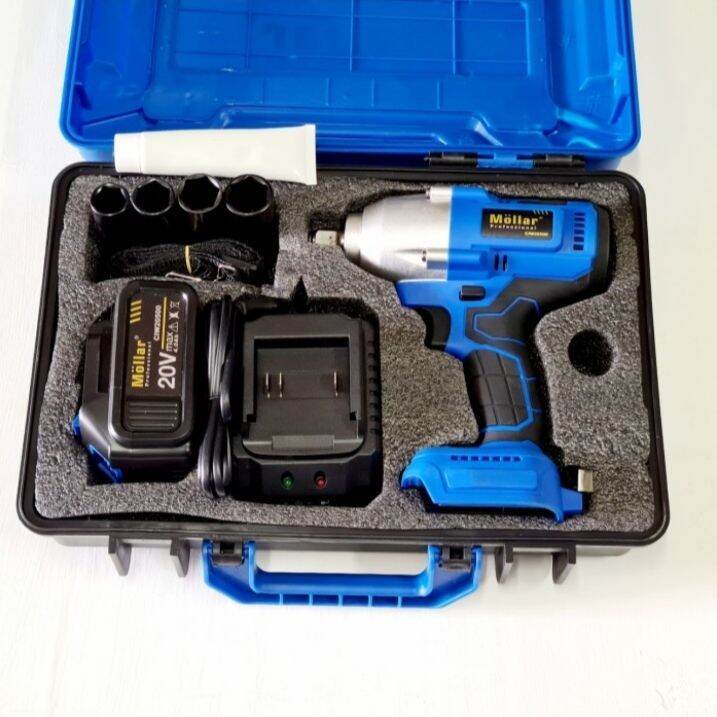 MOLLAR CIW20500 CORDLESS IMPACT WRENCH BUKA BAUT MOBIL 500NM Lazada