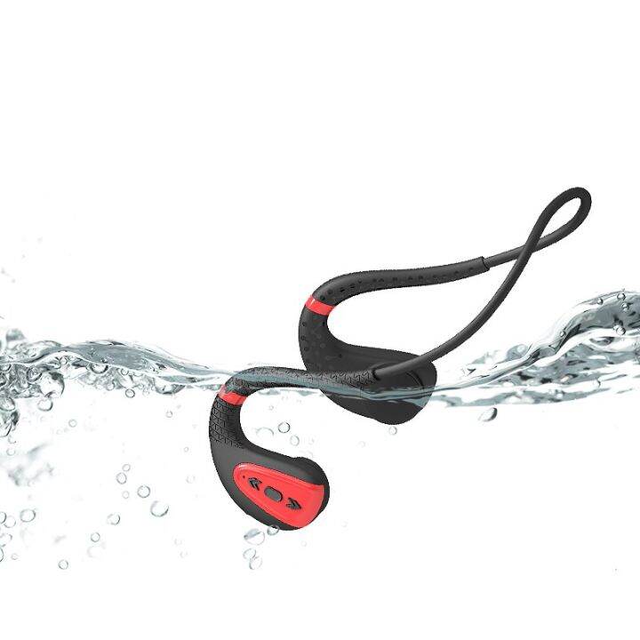 Wireless Swimming Headphone Bluetooth Bone Conduction Diving Earphones