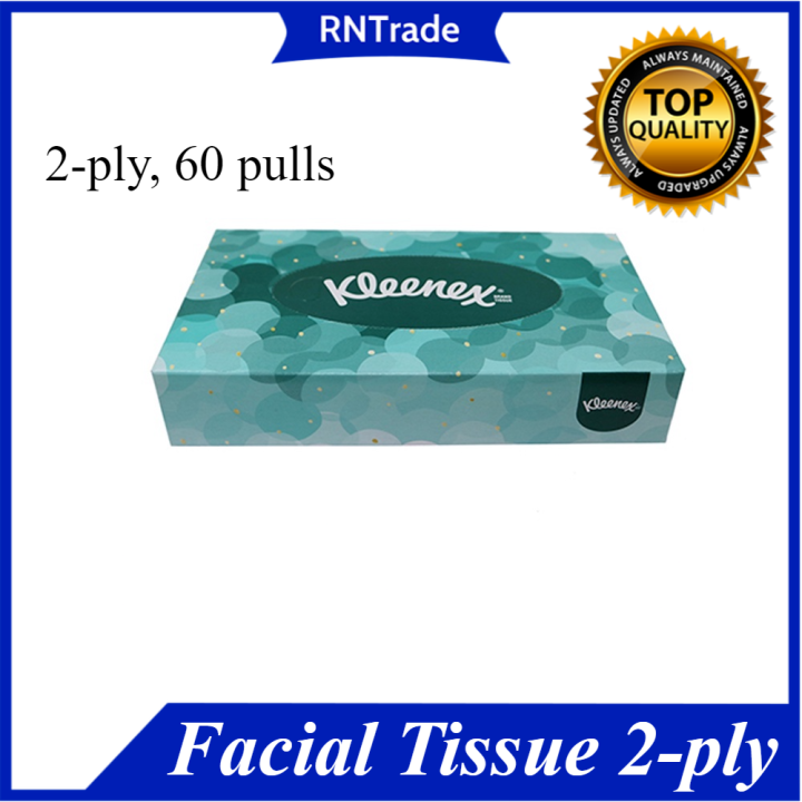 Kleenex Facial Tissue Flat Box Sheets Pulls Ply Lazada Ph