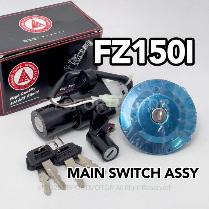 YAMAHA FZ150I MAIN SWITCH ASSY TAG IGNITION SWITCH KEY LOCK STARTER