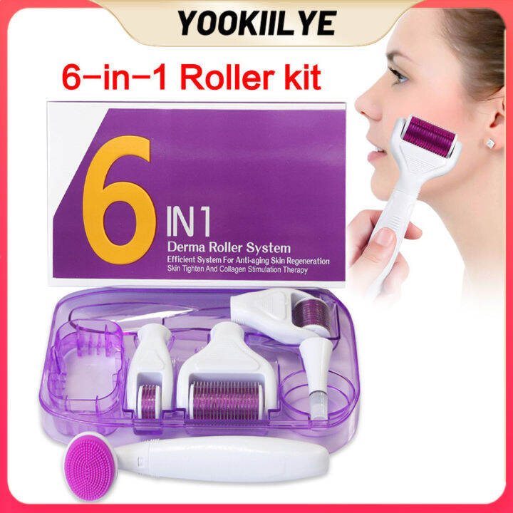 Yookiilye Derma Roller Micro Needle Roller Kit Hydra Microneedling