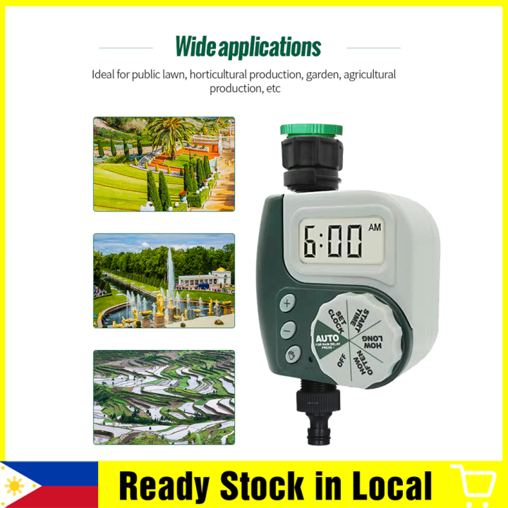 Automatic Electronic Water Timer Lcd Display Electronic Garden Water