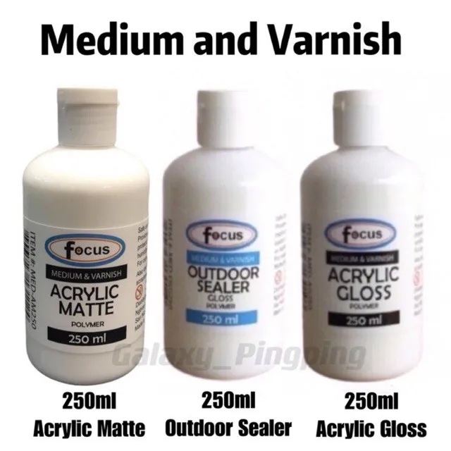 Pc Ml Focus Acrylic Gloss Or Outdoor Sealer Gloss Polymer Paint