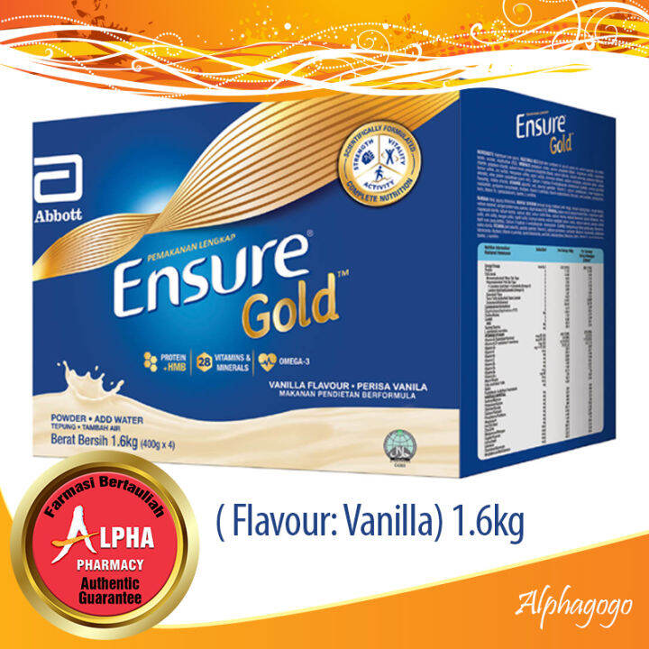 Ensure Gold Powder Vanilla Wheat Coffee 1 6KG Lazada