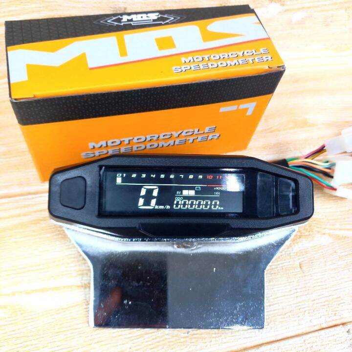 Speedometer Digital Mini Model Ktm Xc Spido Led Full Indikator