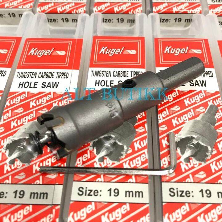 Kugel Hole Saw Tct Mm Mata Bor Stainless Original Lazada